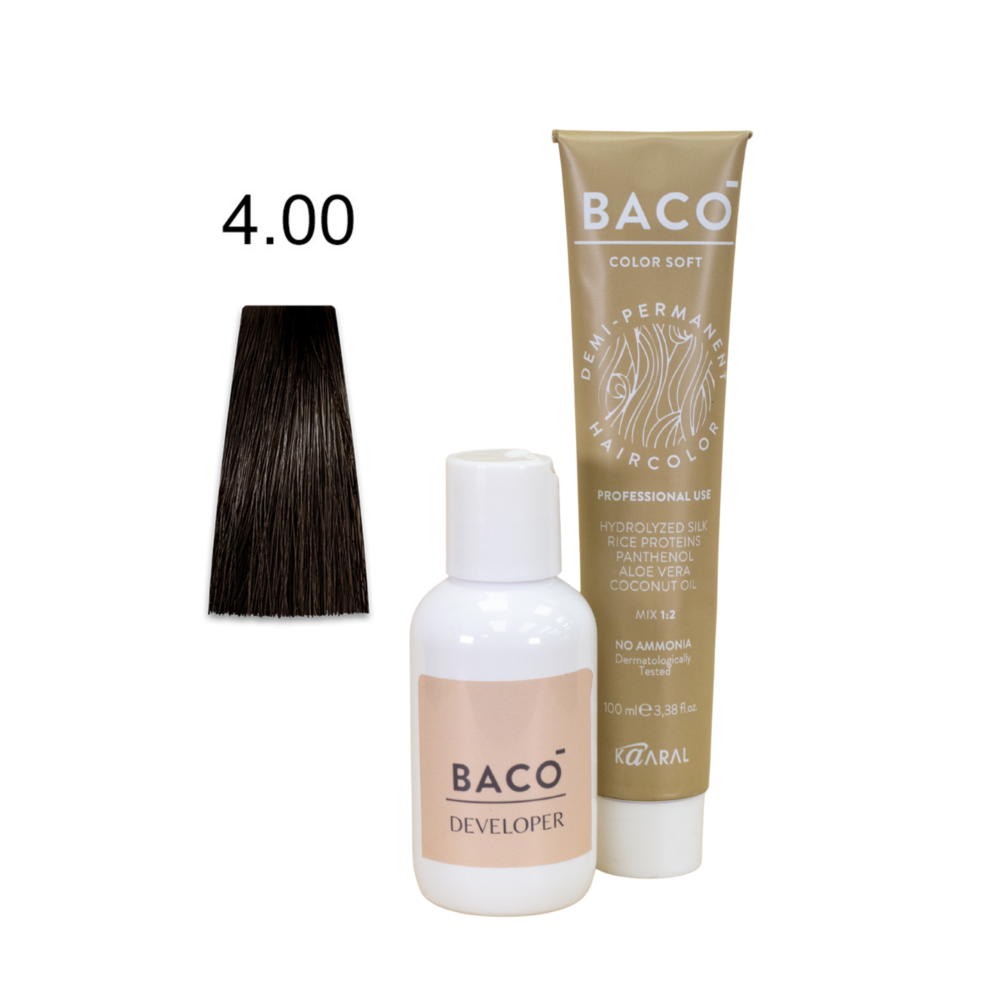 BACO Color & Developer Duo LV 4 Medium Brown