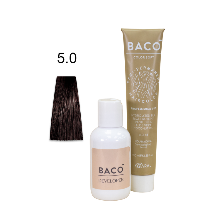 BACO Color & Developer Duo LV 5 Light Brown