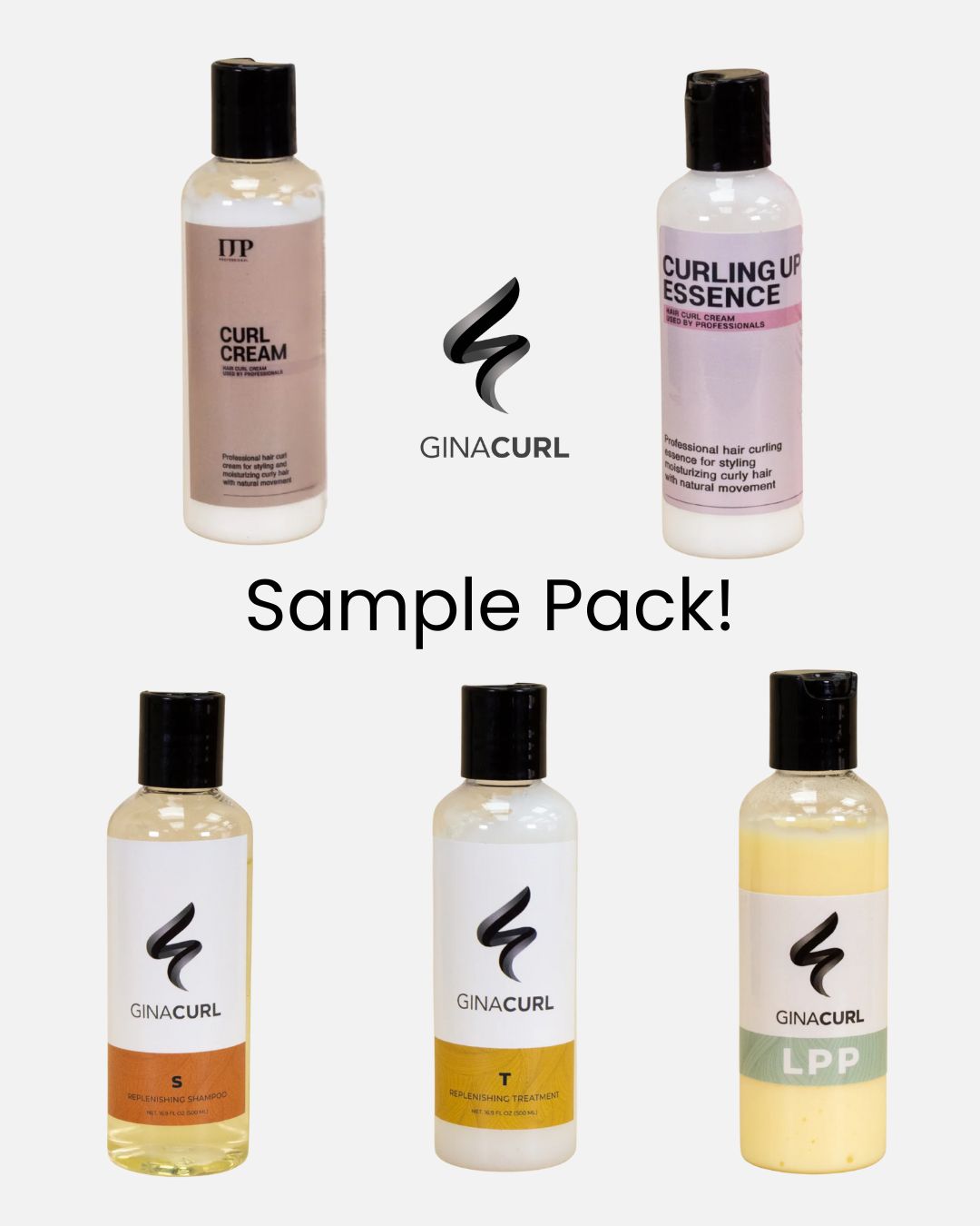 GinaCurl Travel Size Sample Pack